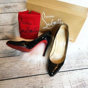 Christian Louboutin Patent Black Heels